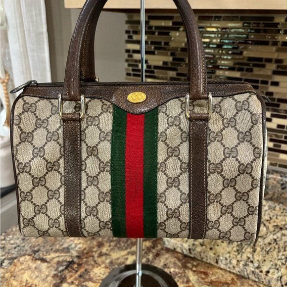 Gucci Boston vintage monogram purse - Picture 2 of 10